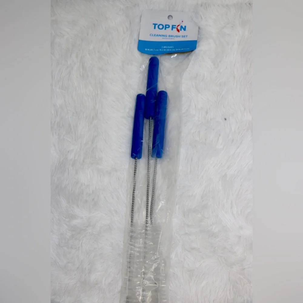 Aquarium Cleaning Brush Set 3pc Fish Tank Filter Hose Pipe Cleaner 14